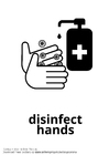 disinfettare le mani