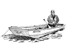 pescatore in barca