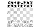 Disegni da colorare scacchi