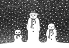 Disegni da colorare uomo di neve