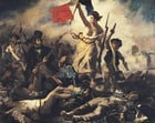 immagini Eugene Delacroix - Liberty Leading the People - Rivoluzione francese