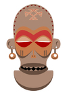 Maschera africana - Zaire - Angola