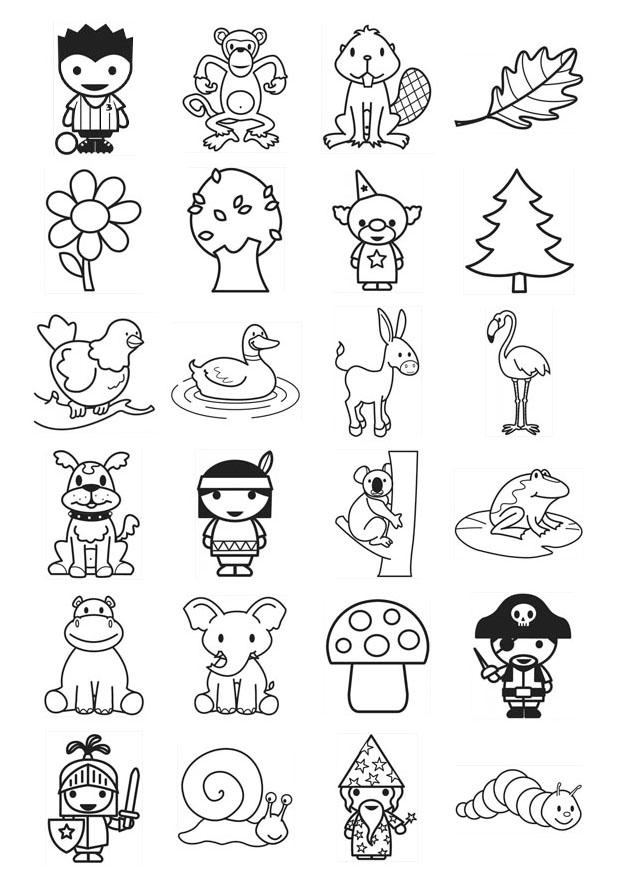 Disegno da colorare icone per bambini piccoli - Disegni Da Colorare E  Stampare Gratis - Imm. 21103