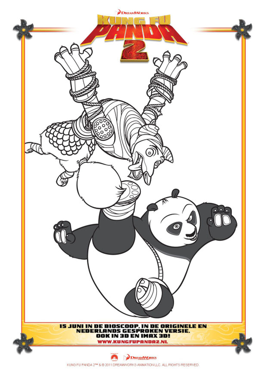 Disegno Da Colorare Kung Fu Panda 2 Disegni Da Colorare E Stampare Gratis Imm