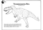 Disegno da colorare T-Rex