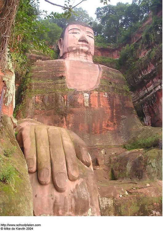 Foto Budda gigante a Leshan