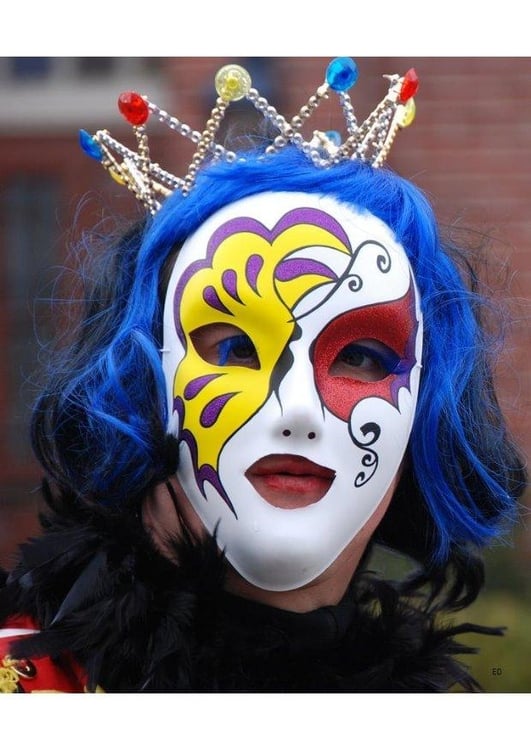 Foto maschera di carnevale