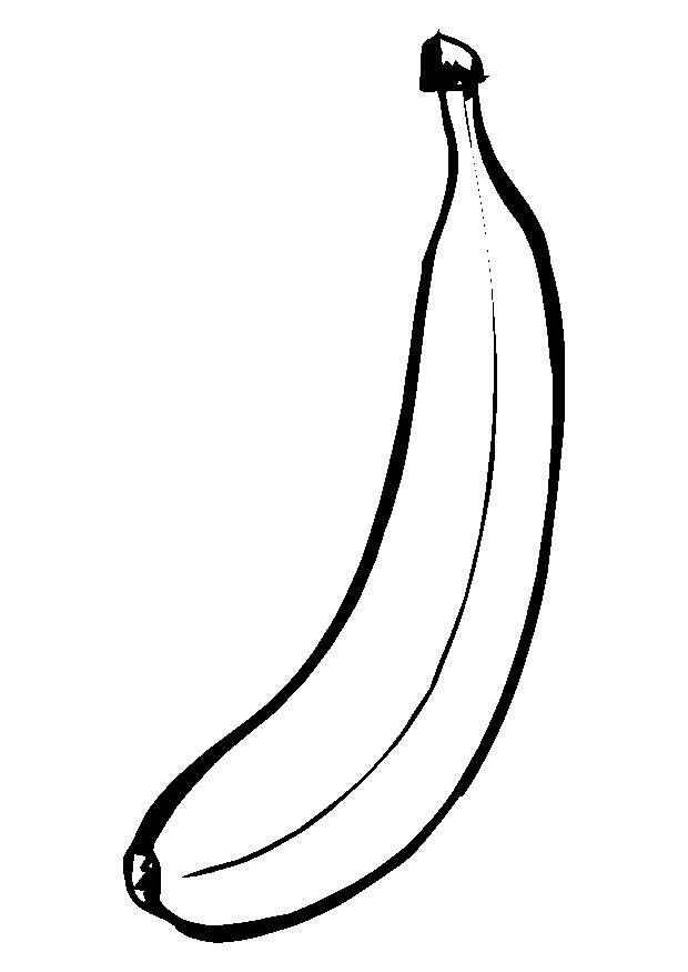 Disegno da colorare banana