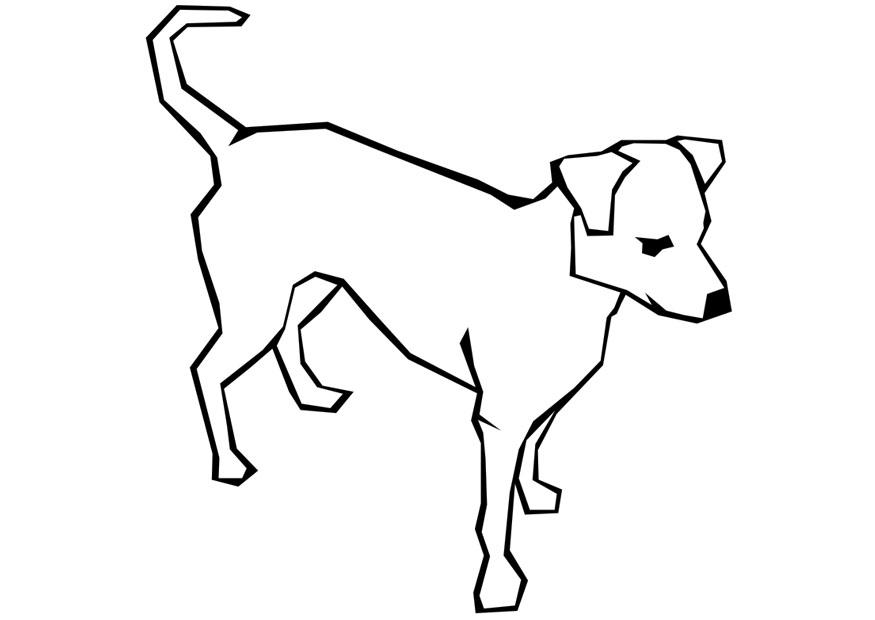 Disegno da colorare cane