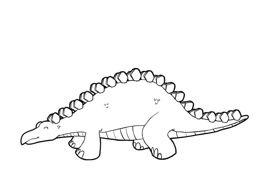 Disegno da colorare dinosauro