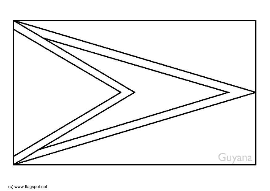 Disegno da colorare guyana