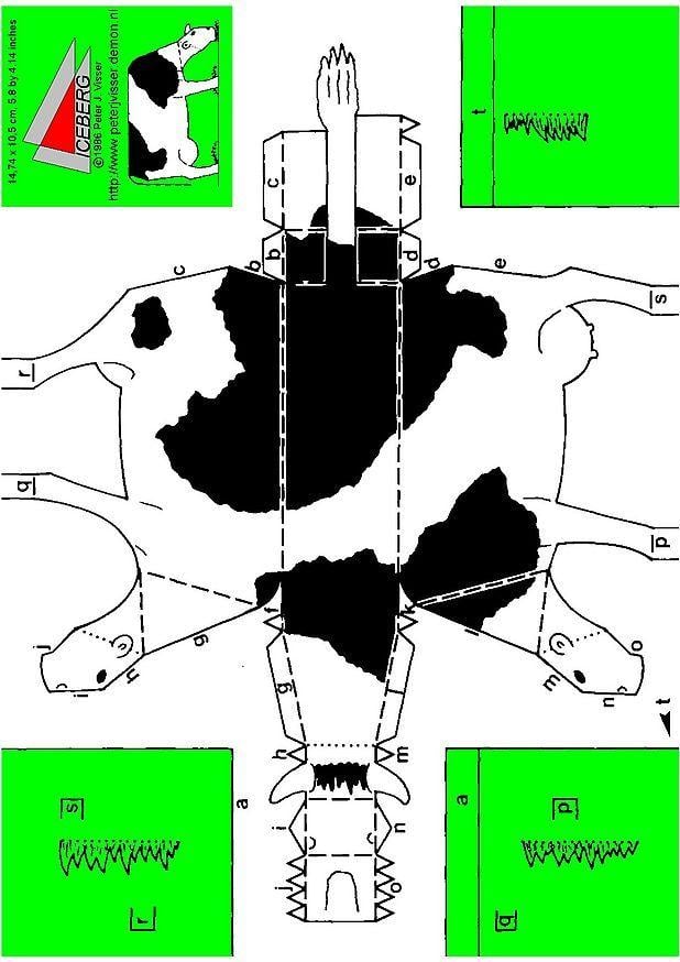 Disegno da colorare mucca