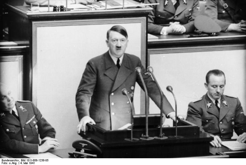 Foto berlino - reichtag - discorso di hitler 2