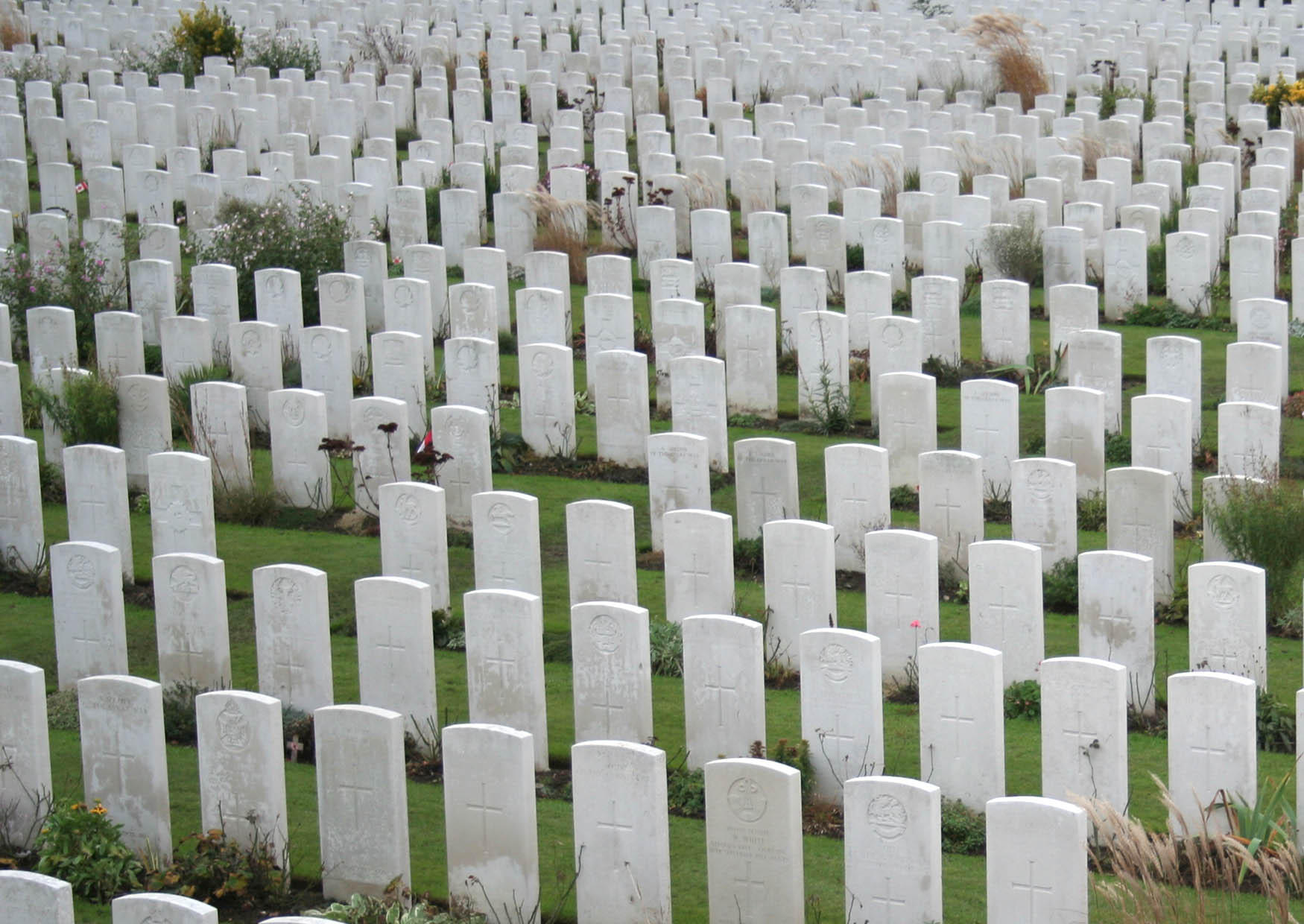 Foto cimitero tyne cot