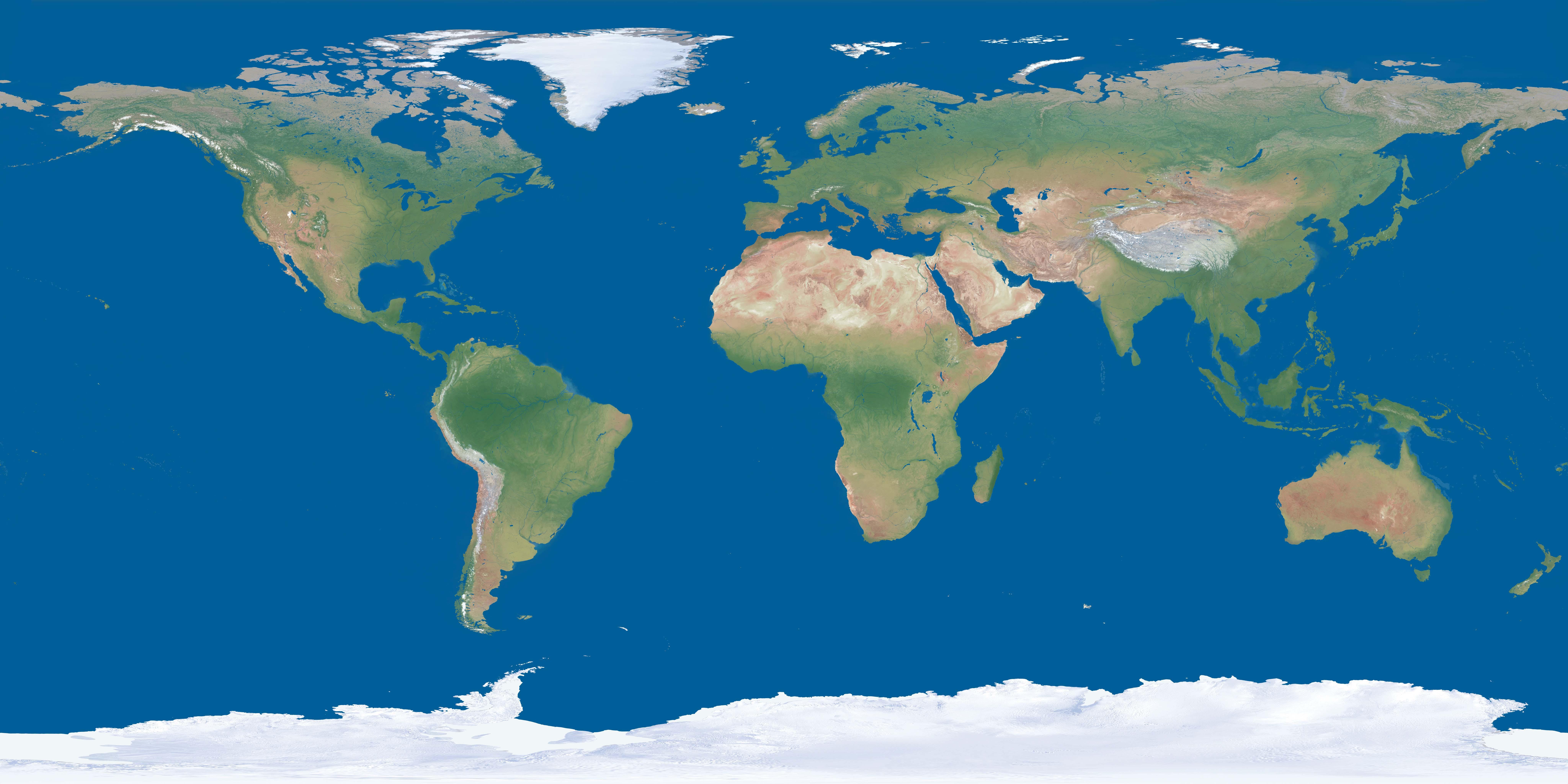 Foto la terra senza nuvole, ghiaccio polare allombra