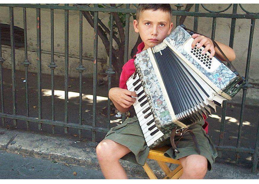 Foto musicista di strada istanbul