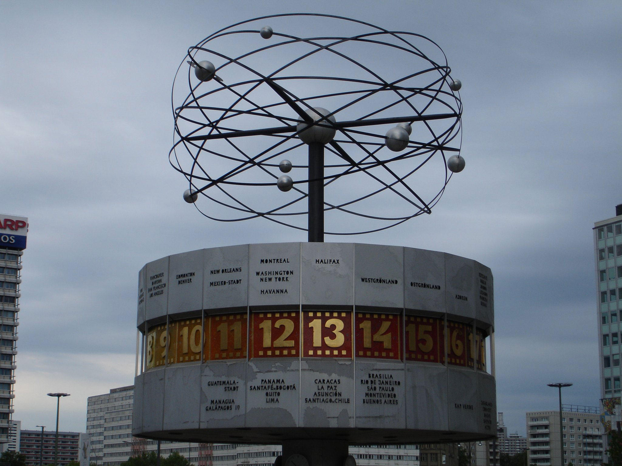 Foto orologio del mondo - berlino