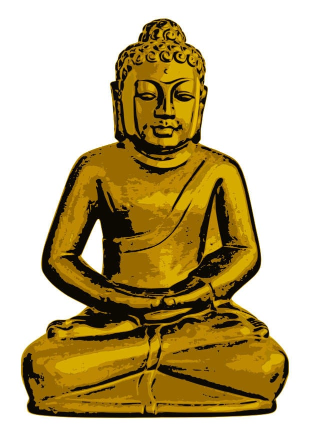 immagine buddha doro