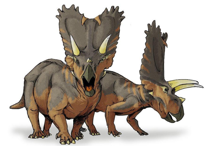 immagine dinosauro pentaceratops