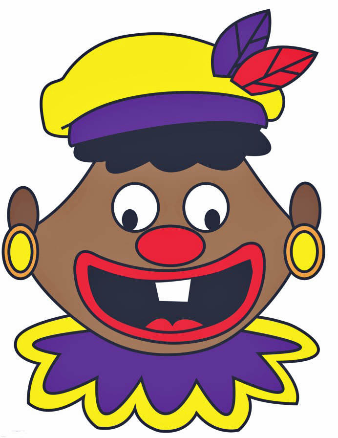 immagine faccia zwarte piet