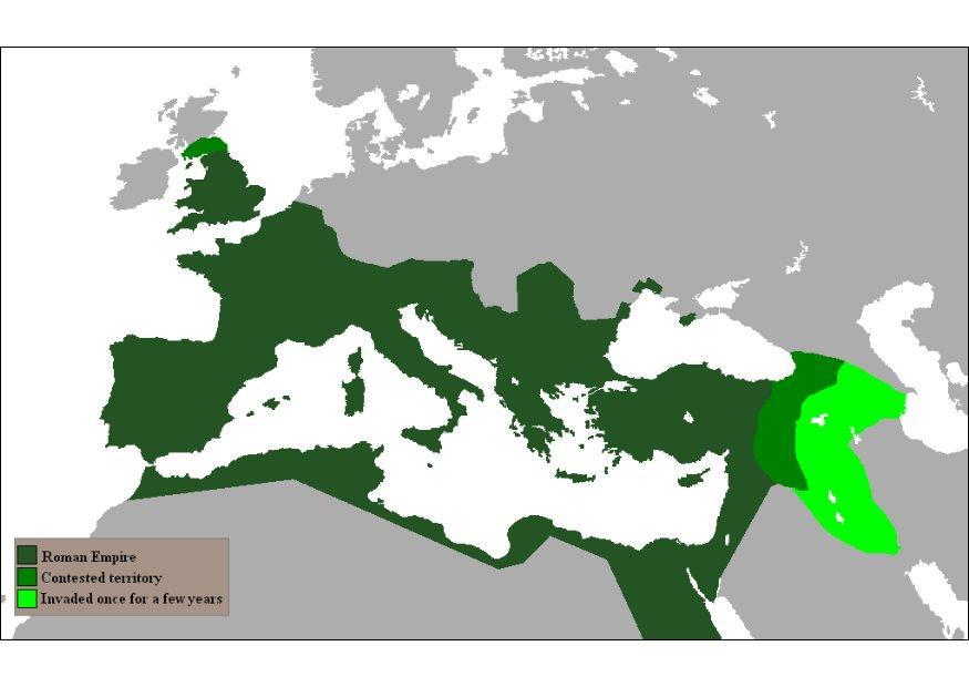 immagine impero romano al suo picco