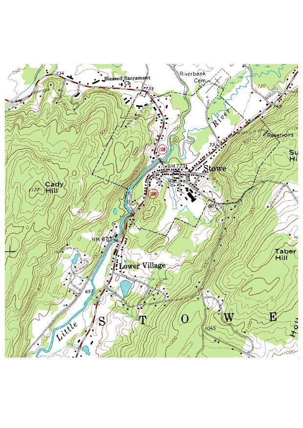 immagine mappa topografica